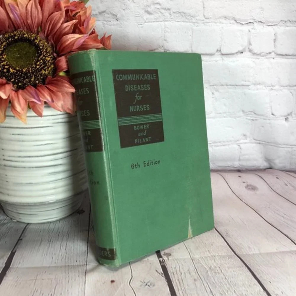 VINTAGE 1943 COMMUNICABLE DISEASES FOR NURSING textbook